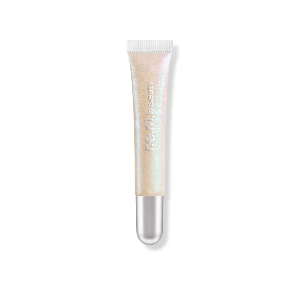 r.e.m. beauty Plumping Lipgloss in Jelly Sandals - Iridescent Pearl NIB